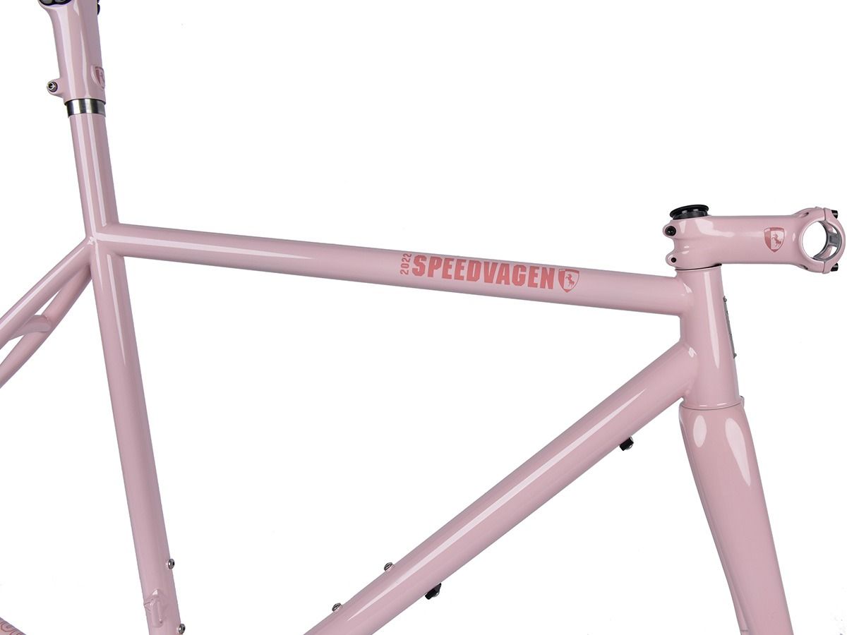 Speedvagen Ready Made Disc OG 碟煞公路車車架組 櫻花粉／56cm