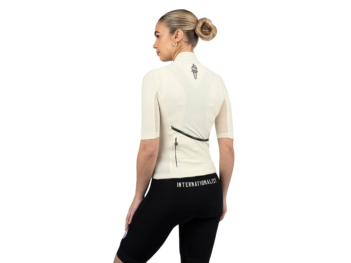 VB Internationalist 女款春夏車衣 奶油白 M