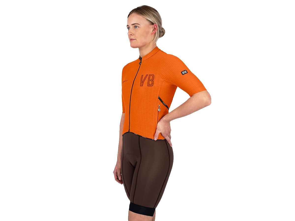 VB Jasper Women Jersey 女款輕量車衣 火焰金 XXS