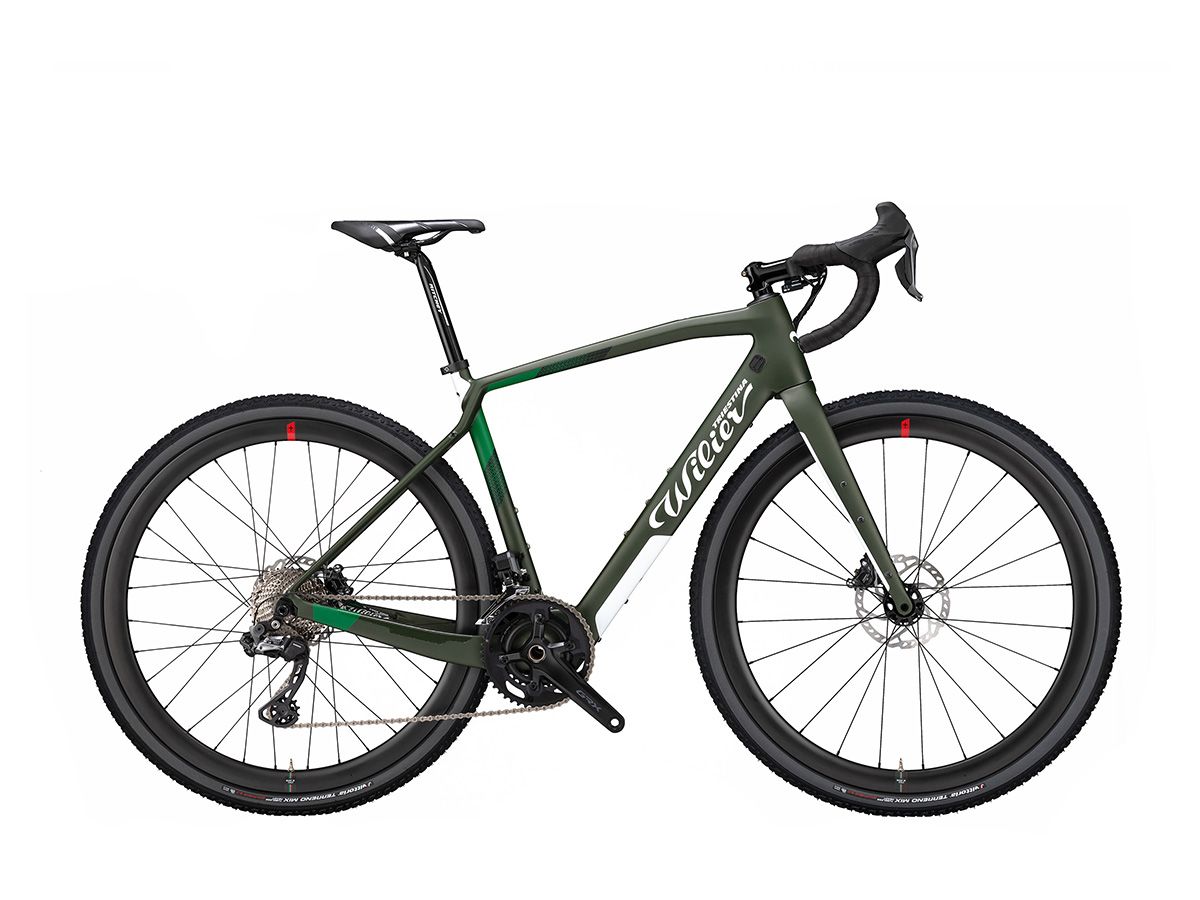 Wilier Triestina JENA Hybrid 電輔礫石車 軍墨綠/白 S