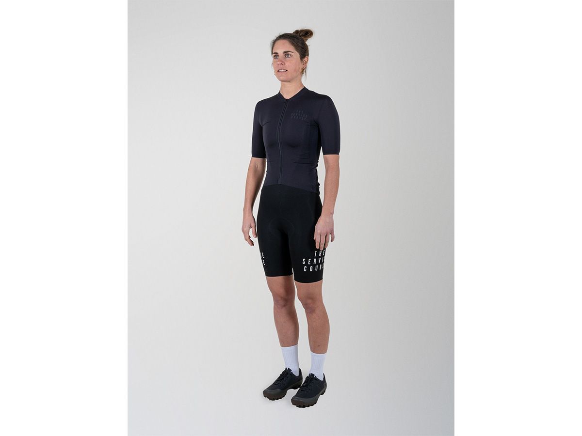 TSC 夏季輕量女性車褲 / 太空黑 L