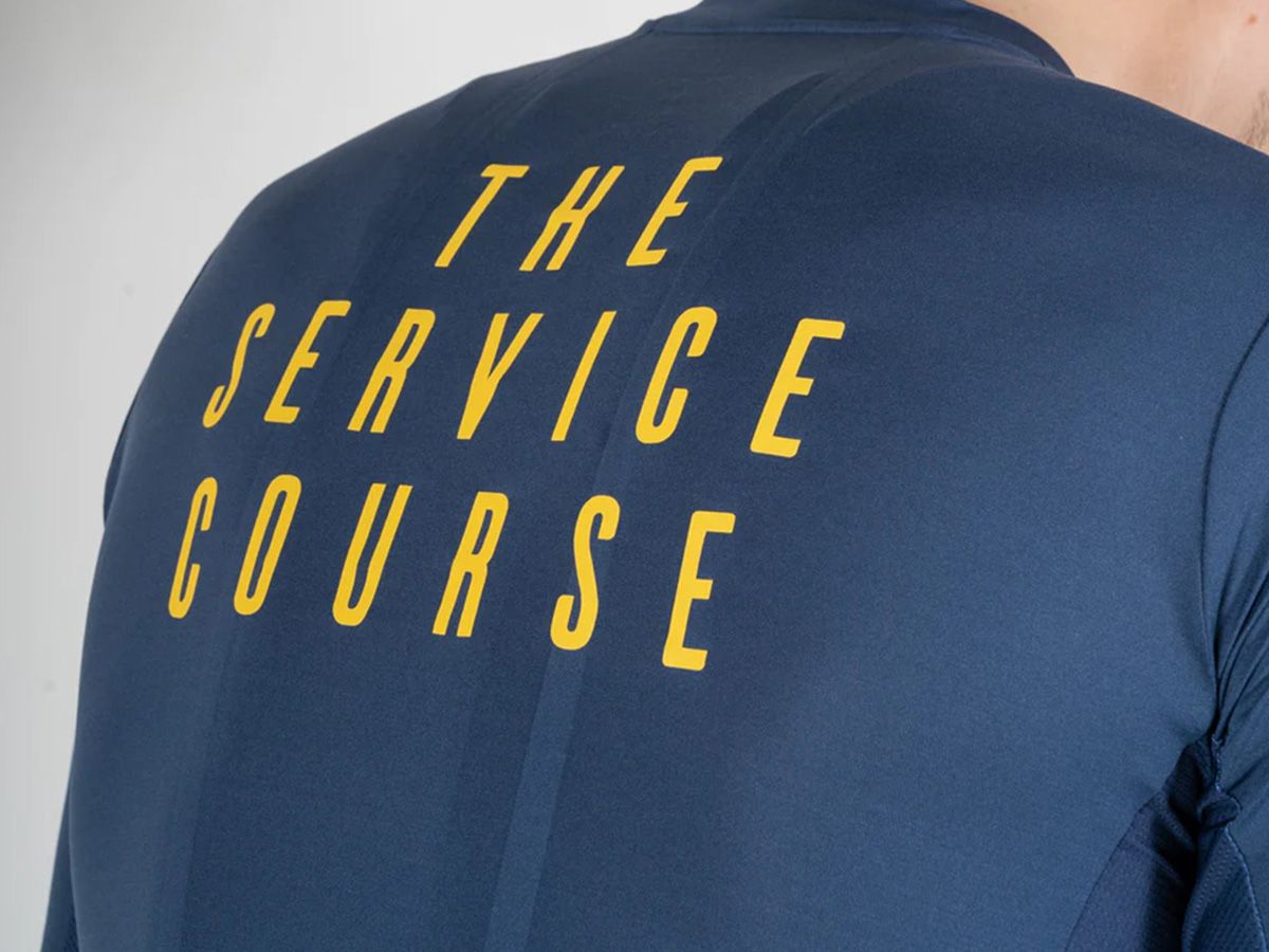 TSC 夏季短袖輕量男性車衣 / 夜藍 L