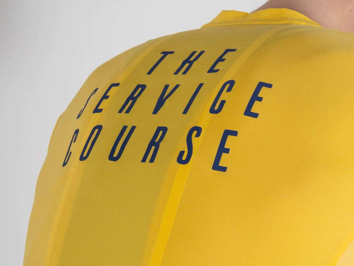 TSC 夏季短袖輕量男性車衣 / 亮黃