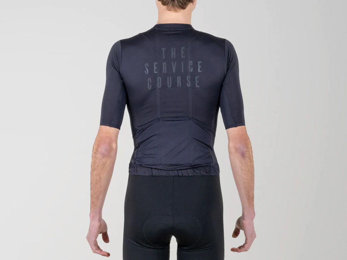 TSC 夏季短袖輕量男性車衣 / 太空黑 M