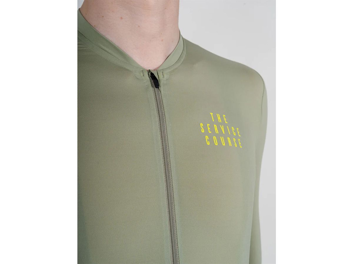 TSC 夏季短袖輕量男性車衣 / 橄欖綠 XL