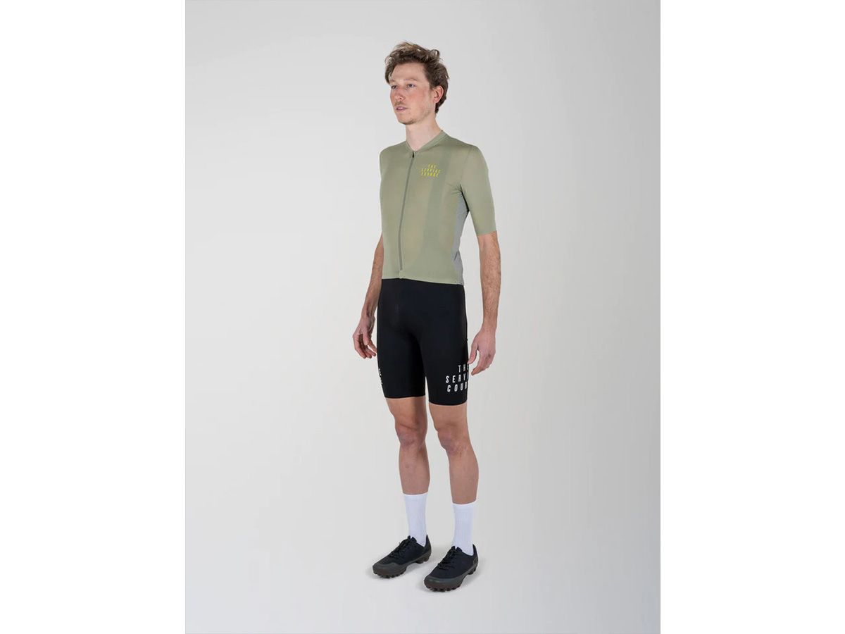 TSC 夏季短袖輕量男性車衣 / 橄欖綠