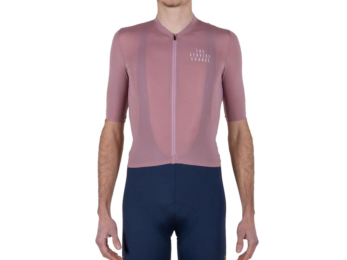 TSC 夏季短袖輕量男性車衣 / 粉紫 XL