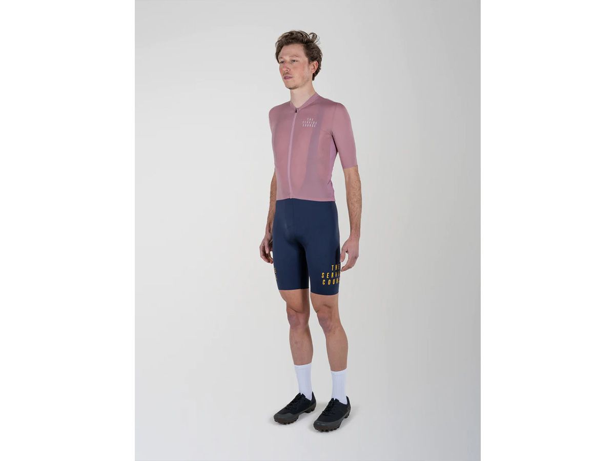 TSC 夏季短袖輕量男性車衣 / 粉紫 XXL