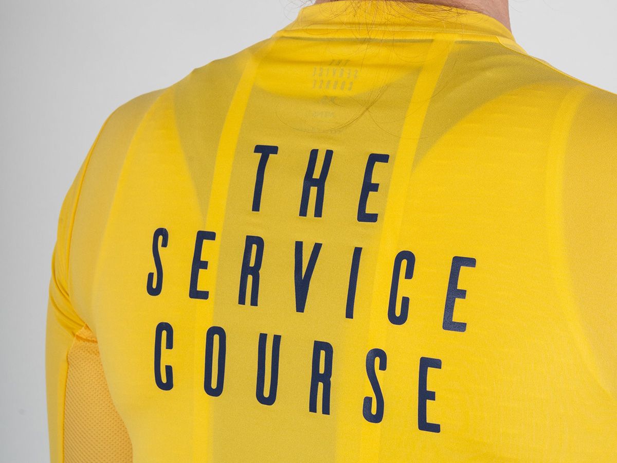 TSC 夏季短袖輕量女性車衣 / 亮黃 S