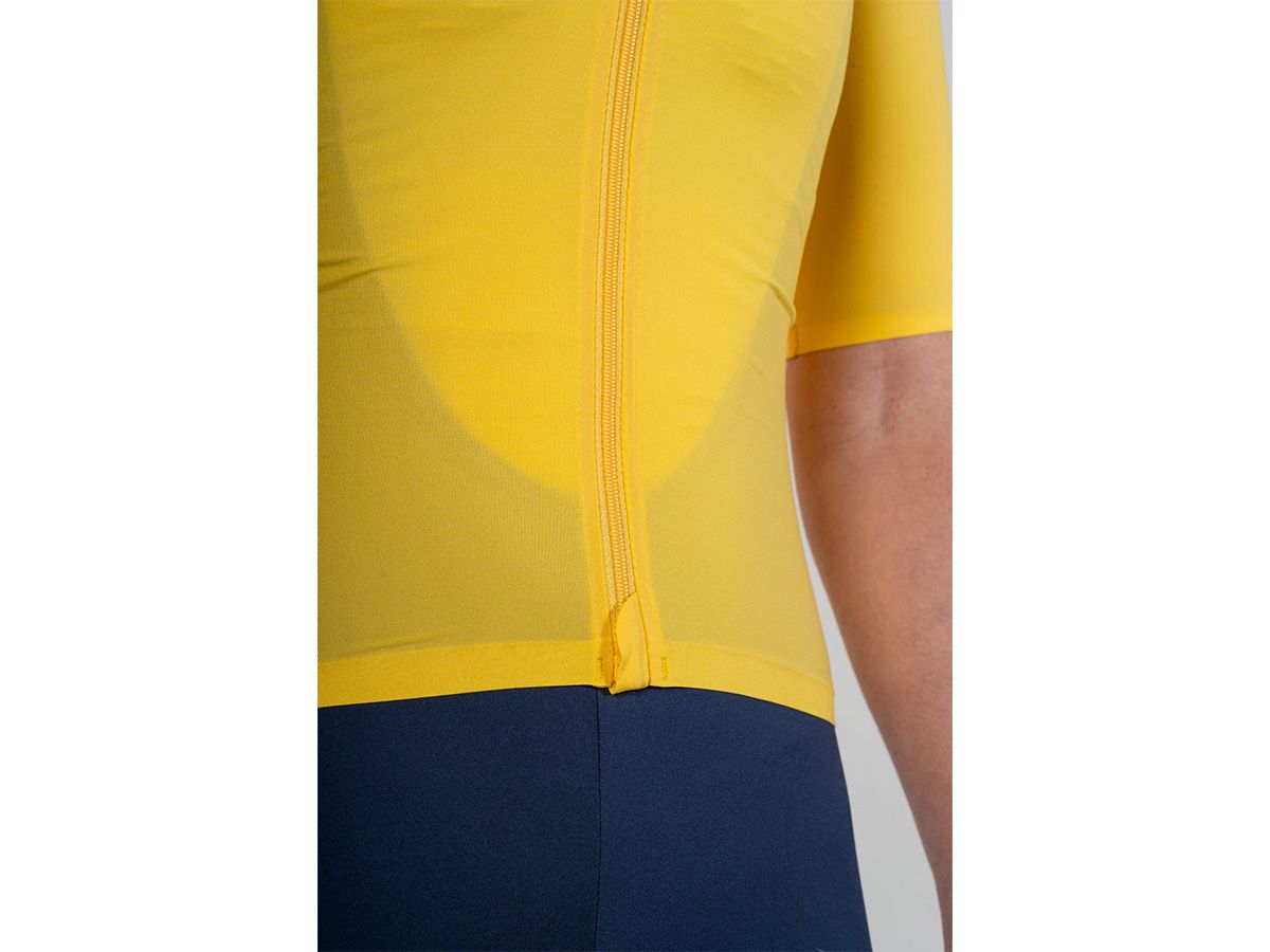  TSC 夏季短袖輕量女性車衣 / 亮黃 XS