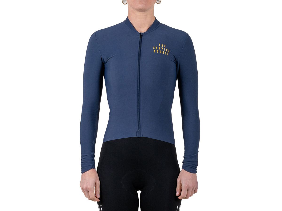 TSC 長袖訓練女性車衣 / 夜藍 M