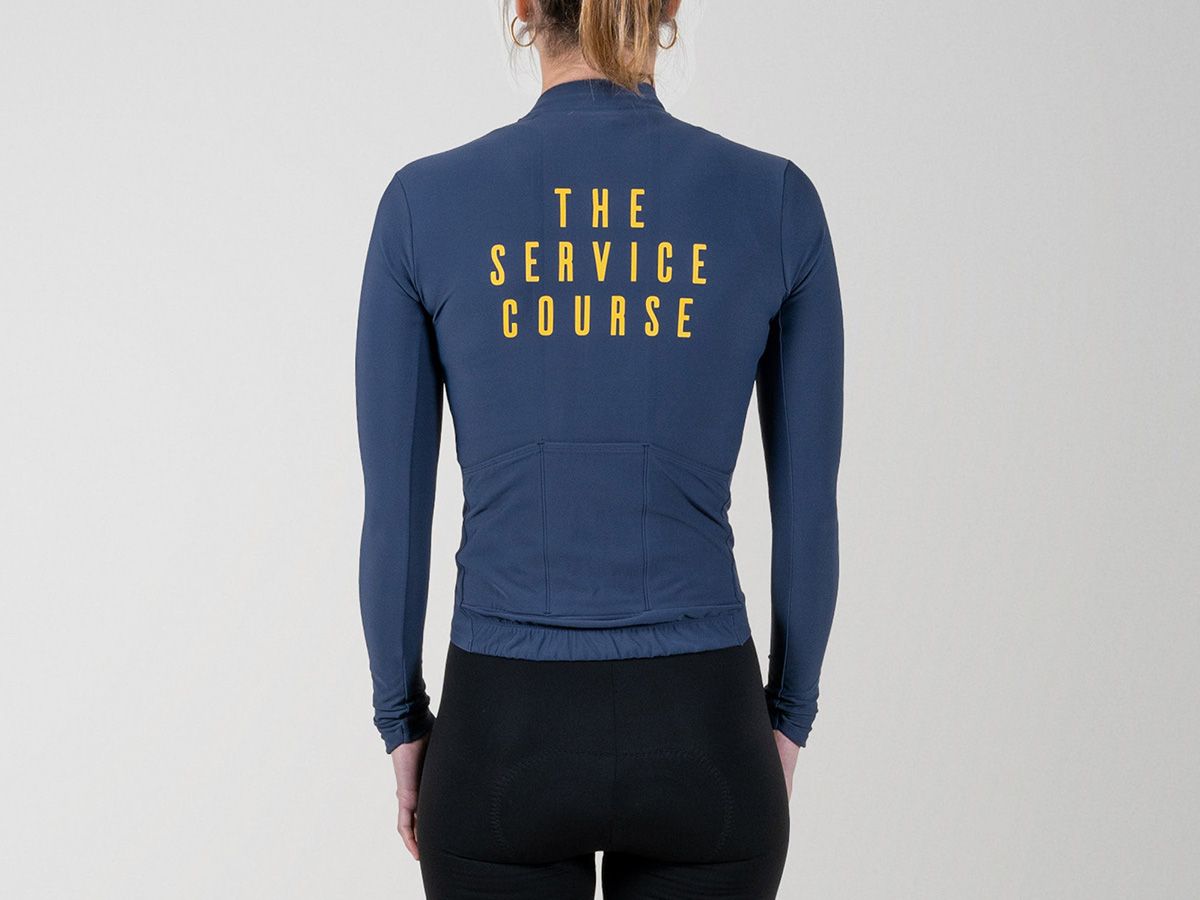 TSC 長袖訓練女性車衣 / 夜藍