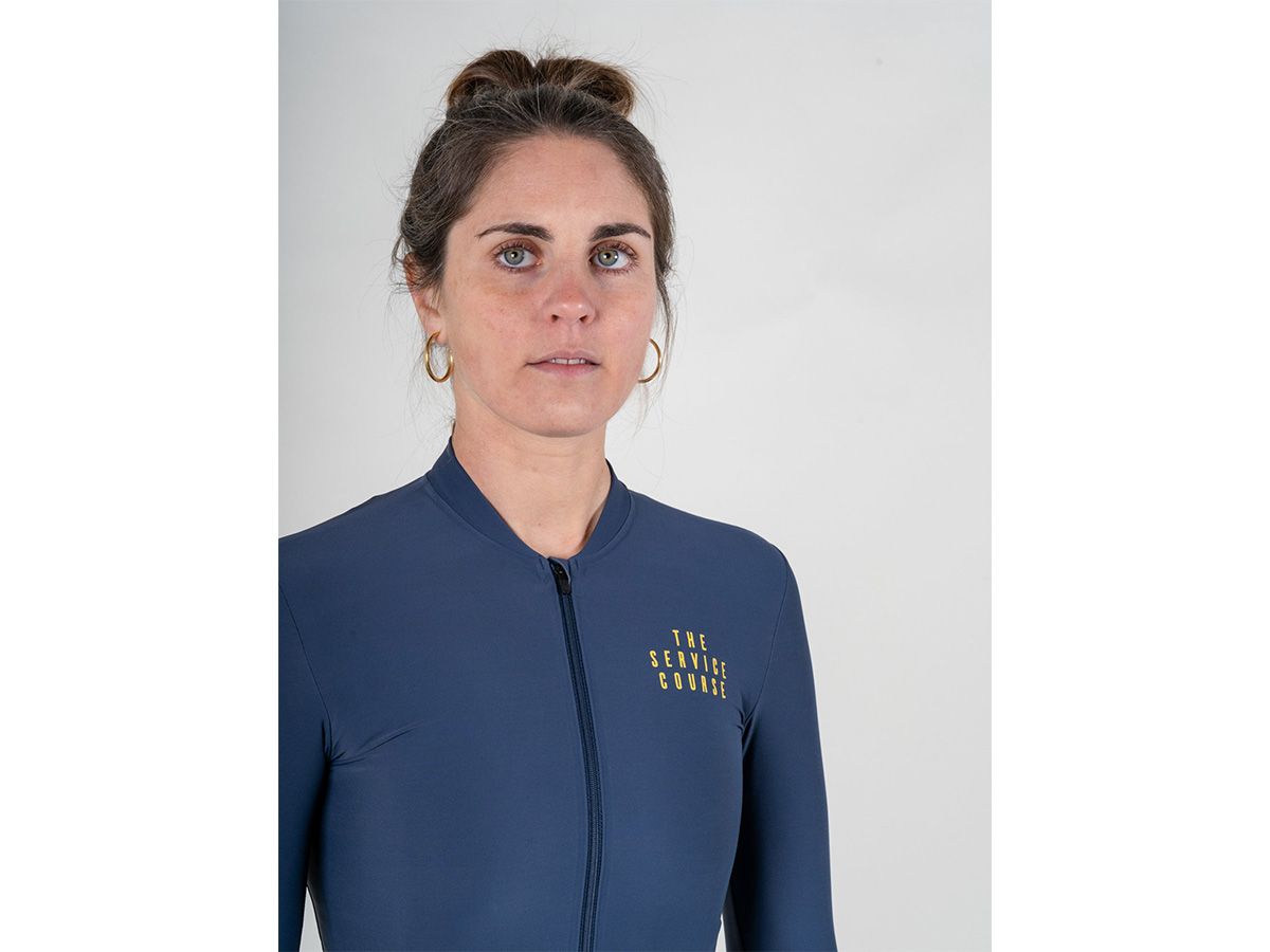 TSC 長袖訓練女性車衣 / 夜藍