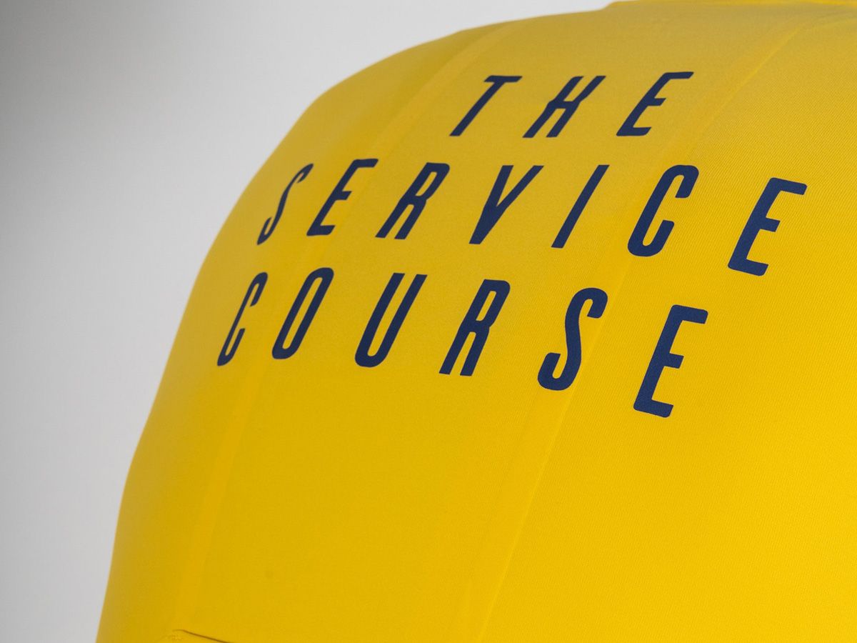 TSC 長袖訓練男性車衣 / 亮黃 M