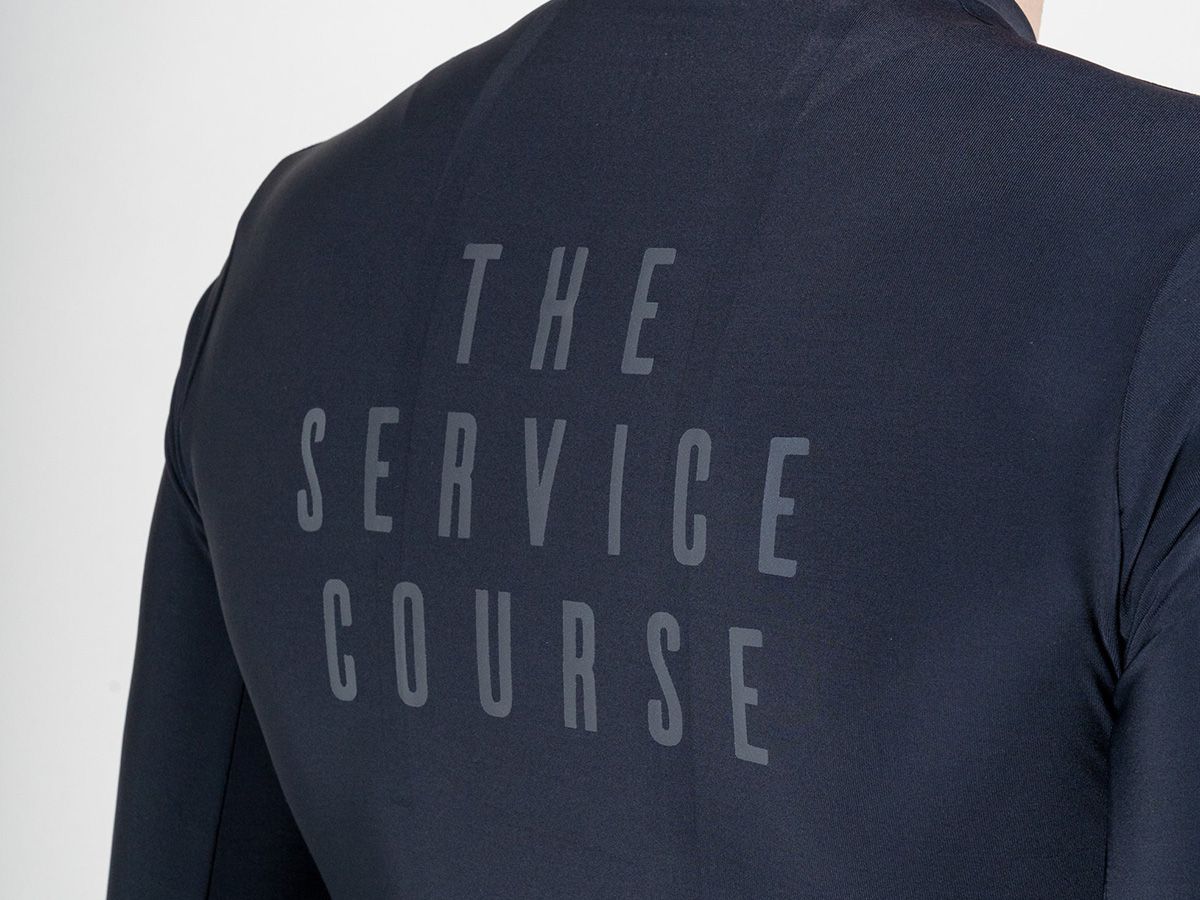 TSC 長袖訓練男性車衣 / 太空黑 L