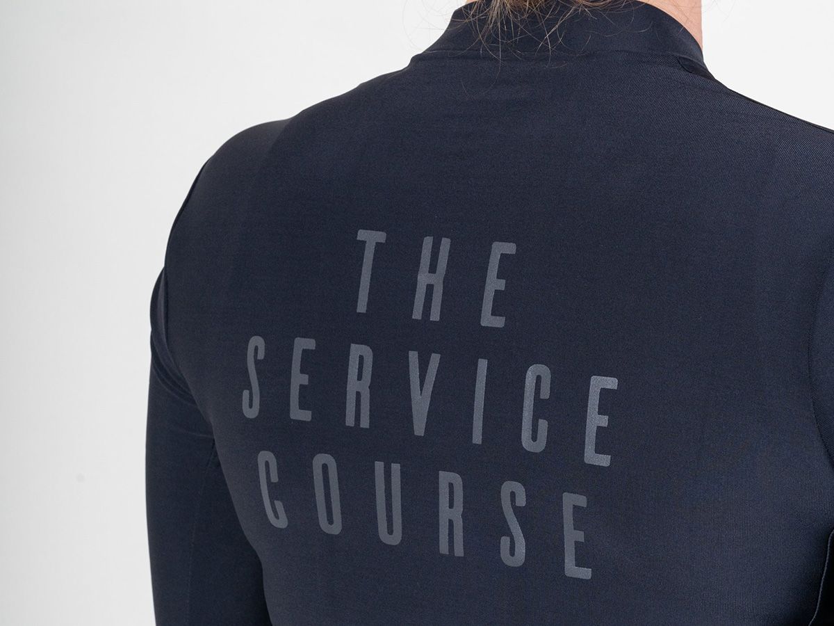 TSC 長袖訓練女性車衣 / 太空黑 M