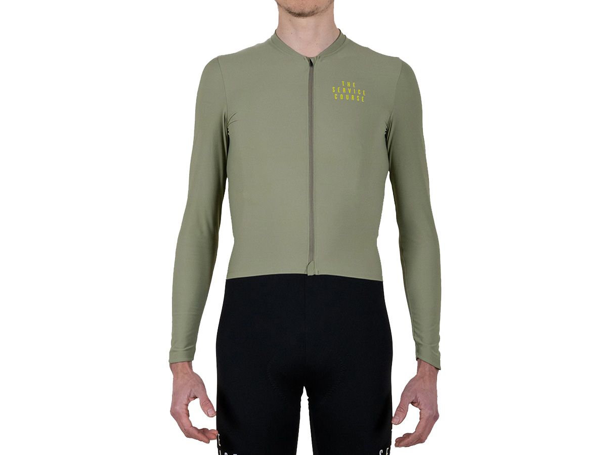 TSC 長袖訓練男性車衣 / 橄欖綠