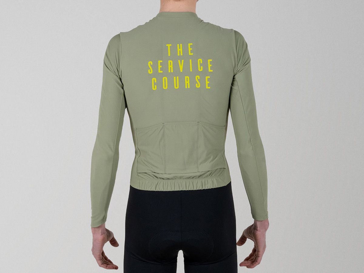 TSC 長袖訓練男性車衣 / 橄欖綠