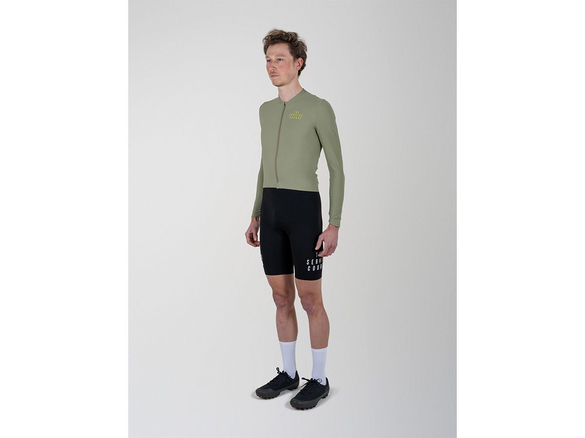 TSC 長袖訓練男性車衣 / 橄欖綠