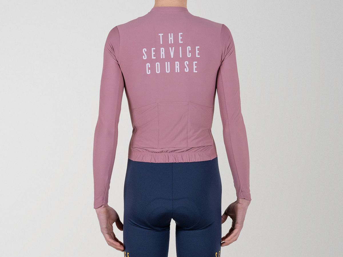 TSC 長袖訓練男性車衣 / 粉紫 M