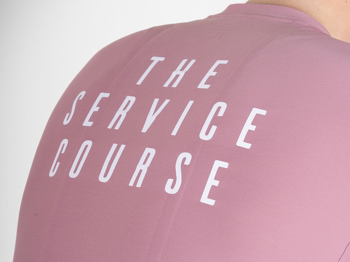 TSC 長袖訓練男性車衣 / 粉紫 M