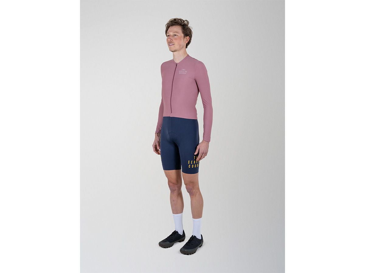 TSC 長袖訓練男性車衣 / 粉紫