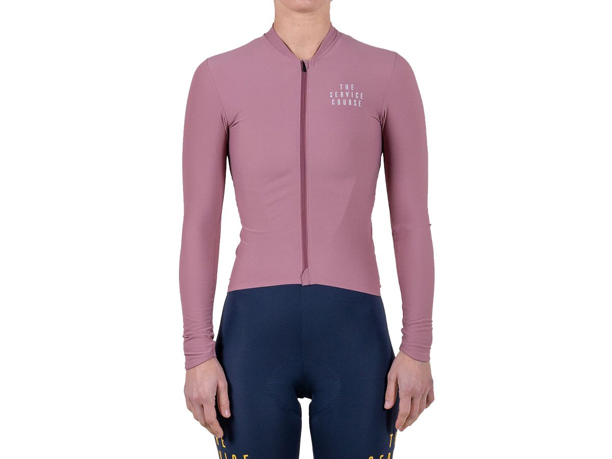 TSC 長袖訓練女性車衣 / 粉紫