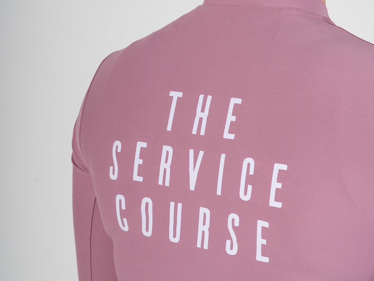 TSC 長袖訓練女性車衣 / 粉紫 S