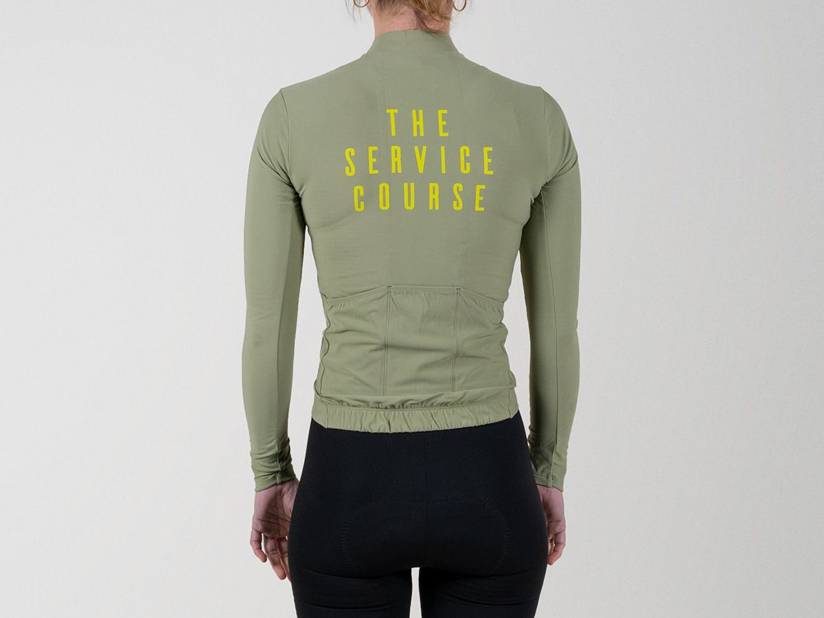 TSC 長袖訓練女性車衣 / 橄欖綠