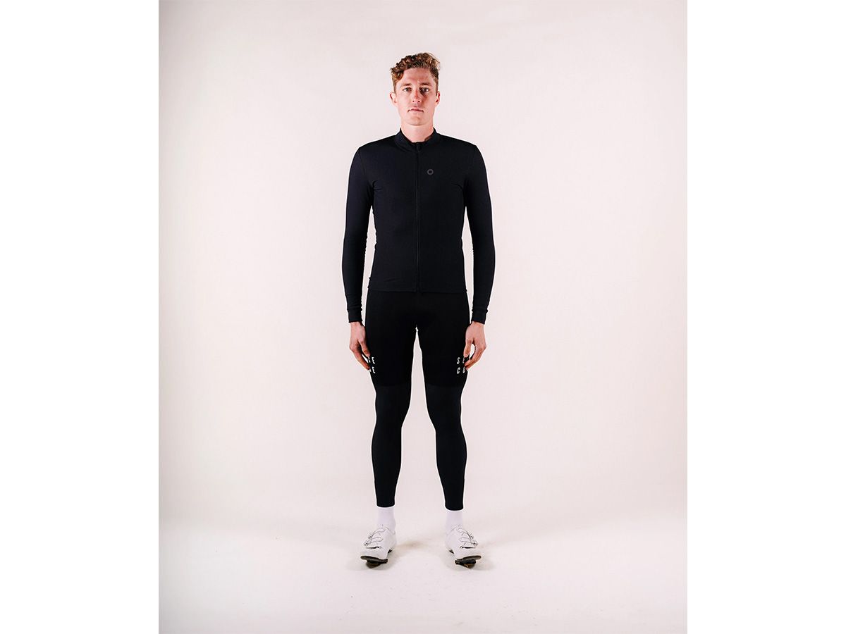 The Service Course Men Long Sleeve Winter Jersey 男款長袖車衣 黑色 XS