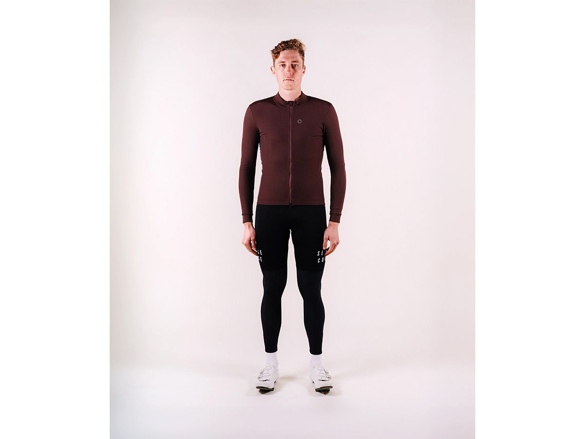 The Service Course Men Long Sleeve Winter Jersey 男款長袖車衣 巧克力色 XS