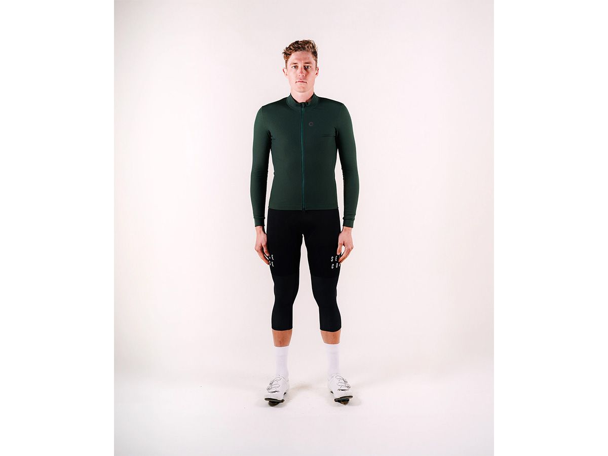 The Service Course Men Long Sleeve Winter Jersey 男款長袖車衣 梧桐綠 M