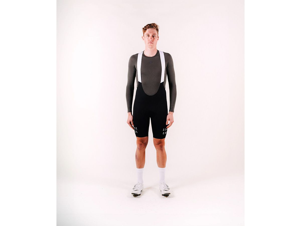 The Service Course Men Bib Shorts (2.0) 男款連身車褲 黑色 XL