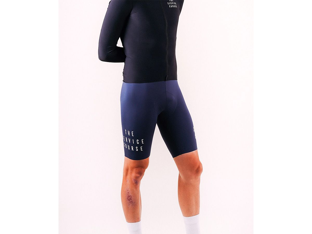 The Service Course Men Bib Shorts (2.0) 男款連身車褲 藍色 XL