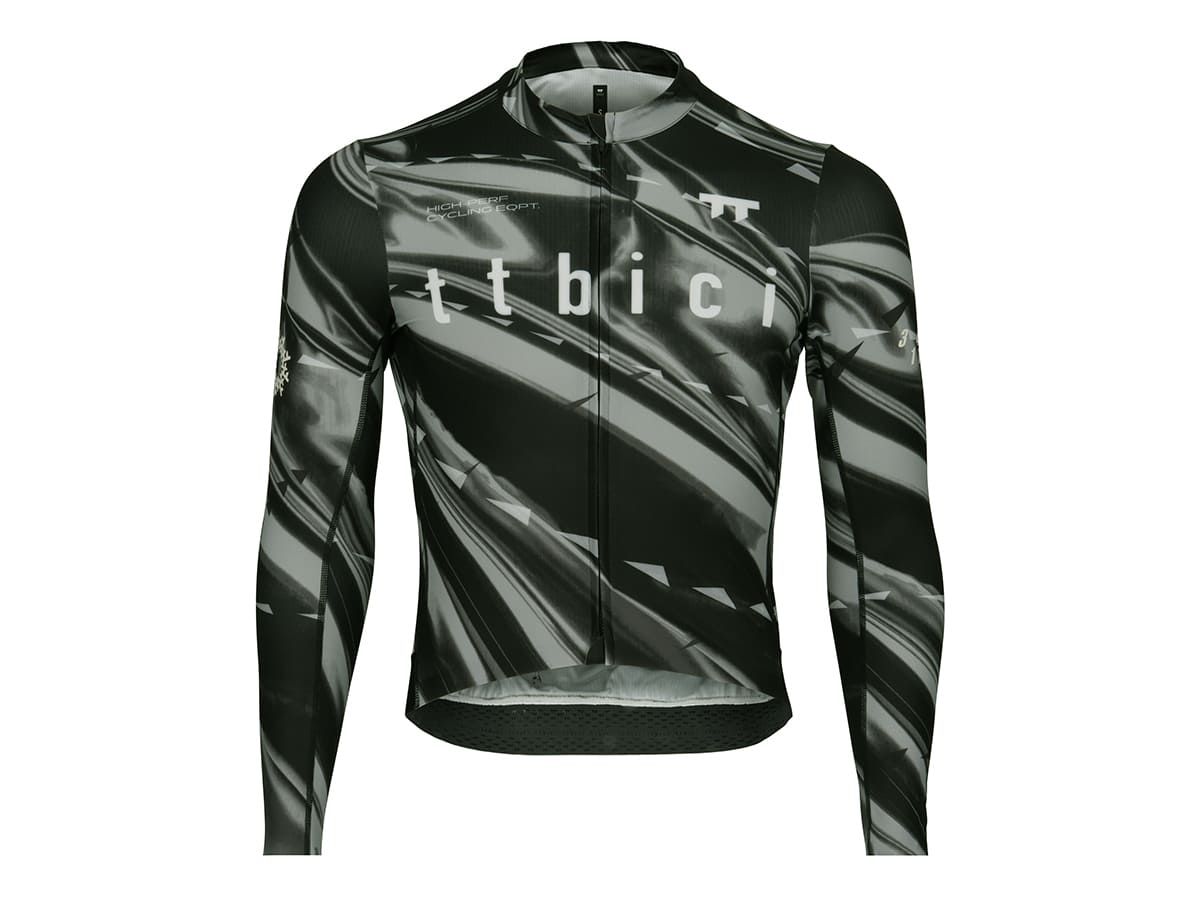 a Line Men's Altitude LS Team Jersey 男款車隊版長袖車衣 / 麥拉銀 XL