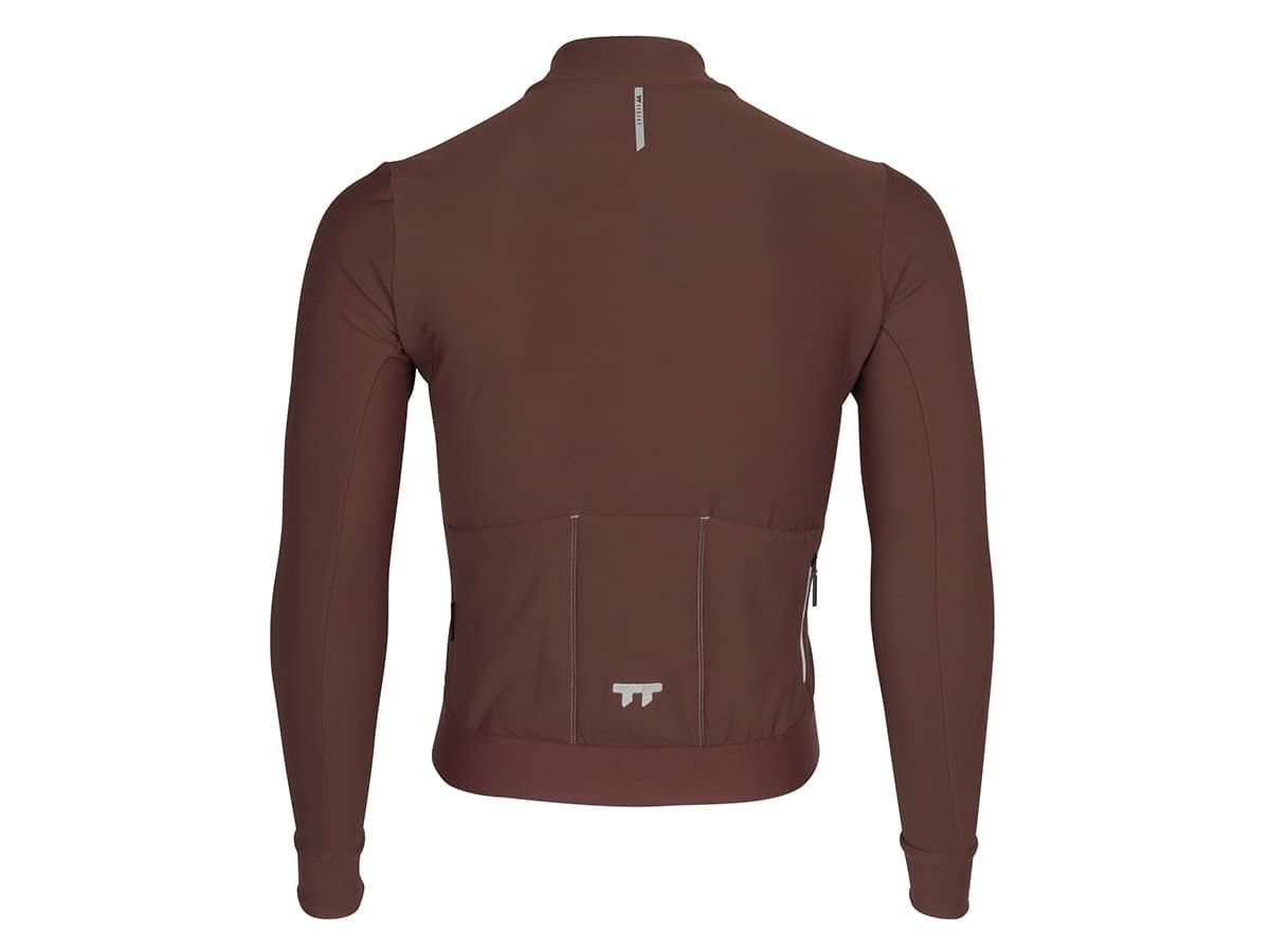 e Line Men's Classic Thermal Ls Jersey 男款經典保暖長袖車衣 / 栗紅色 2XL