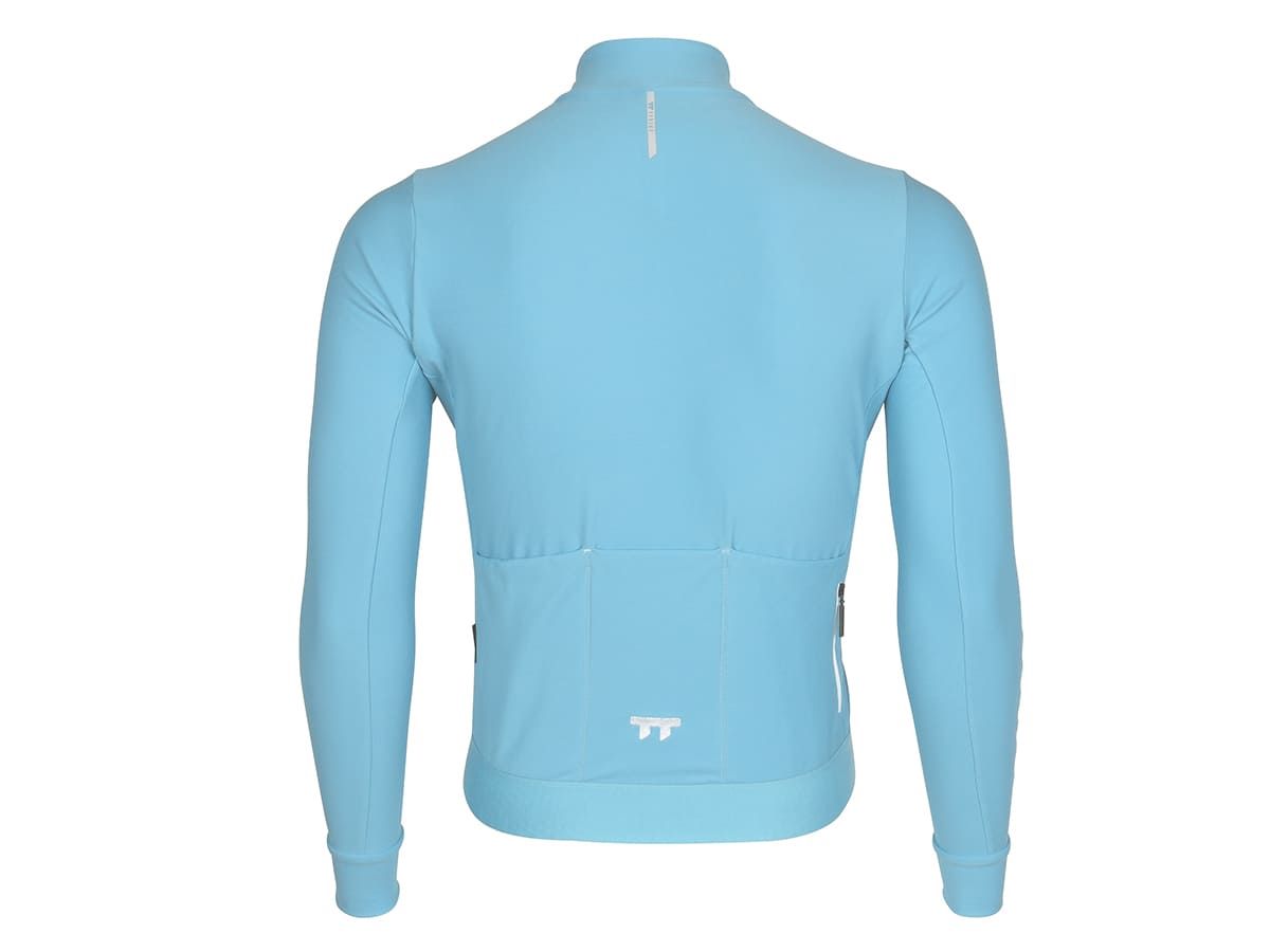 e Line Men's Classic Thermal Ls Jersey 男款經典保暖長袖車衣 / 馬卡龍藍