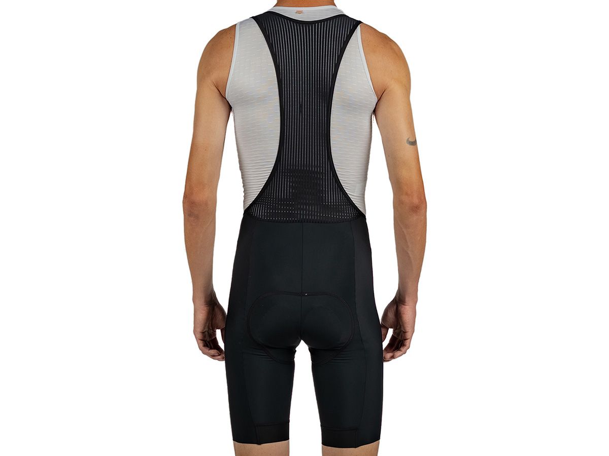 The Service Course Men's Logo Bib Shorts 男款連身車褲 - 黑色