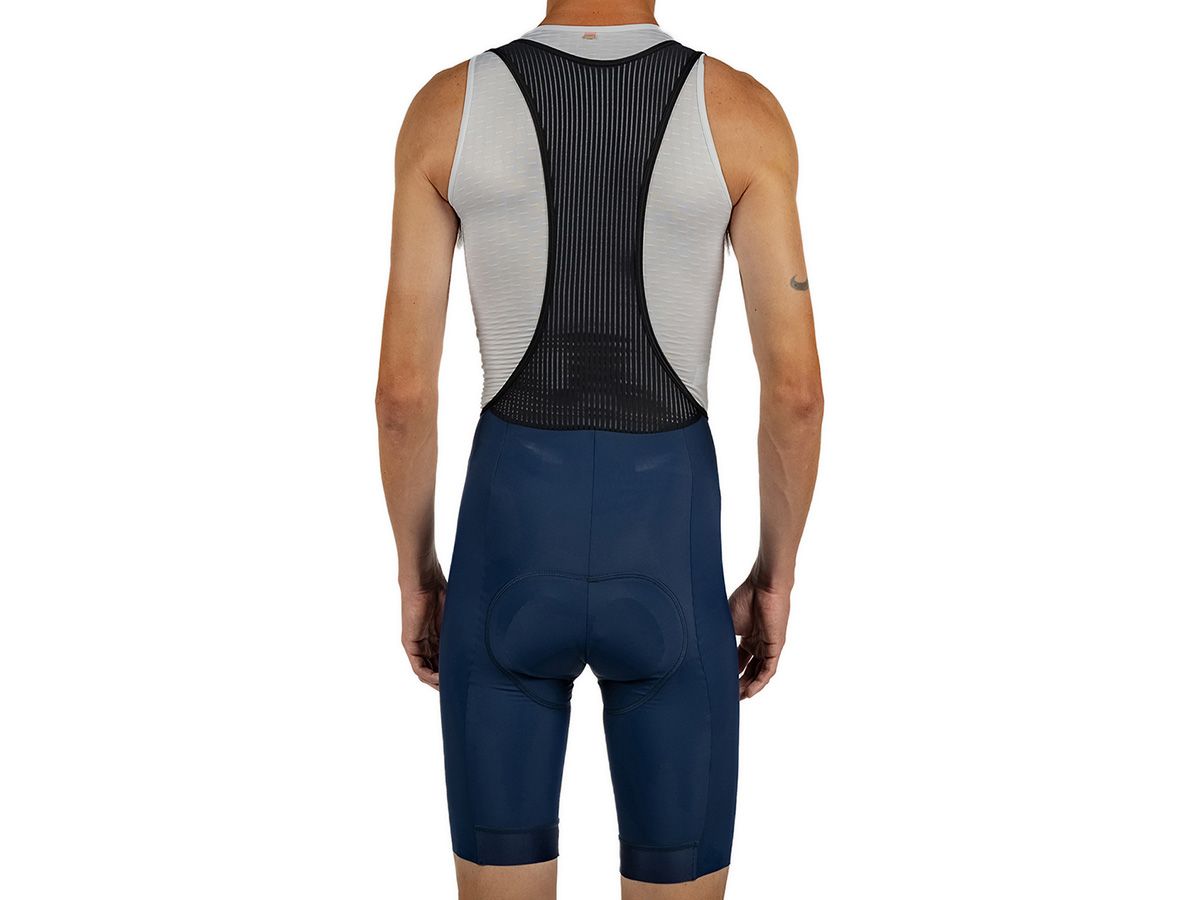 The Service Course Men's Logo Bib Shorts 男款連身車褲 - 海軍藍 L