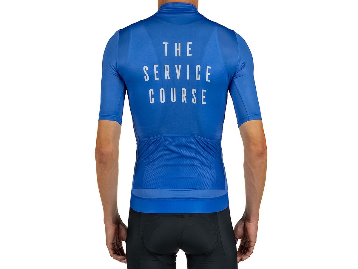 The Service Course Men's Logo Short Sleeve Jersey 男款短袖車衣 - 水藍 XL