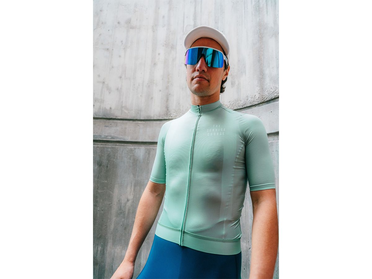 The Service Course Men's Logo Short Sleeve Jersey 男款短袖車衣 - 薄荷綠 XL