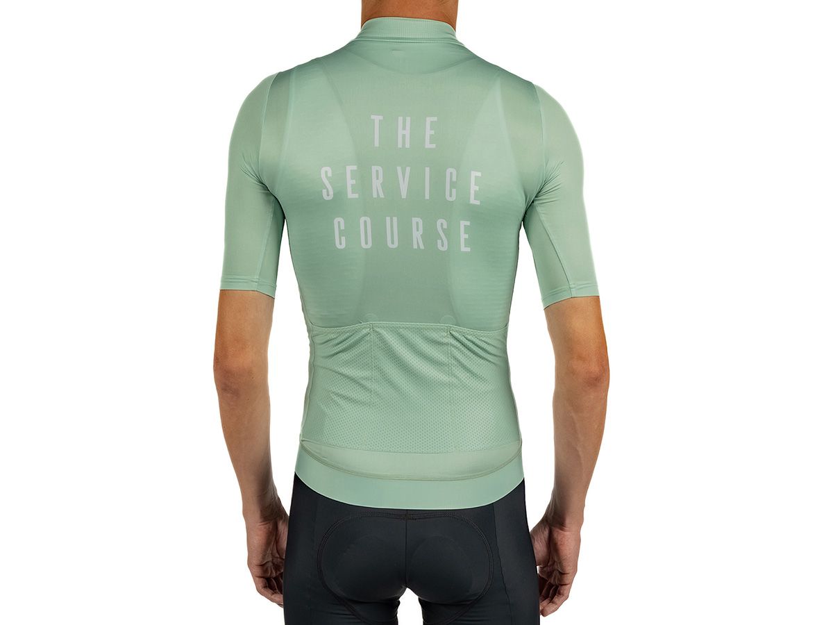 The Service Course Men's Logo Short Sleeve Jersey 男款短袖車衣 - 薄荷綠 L