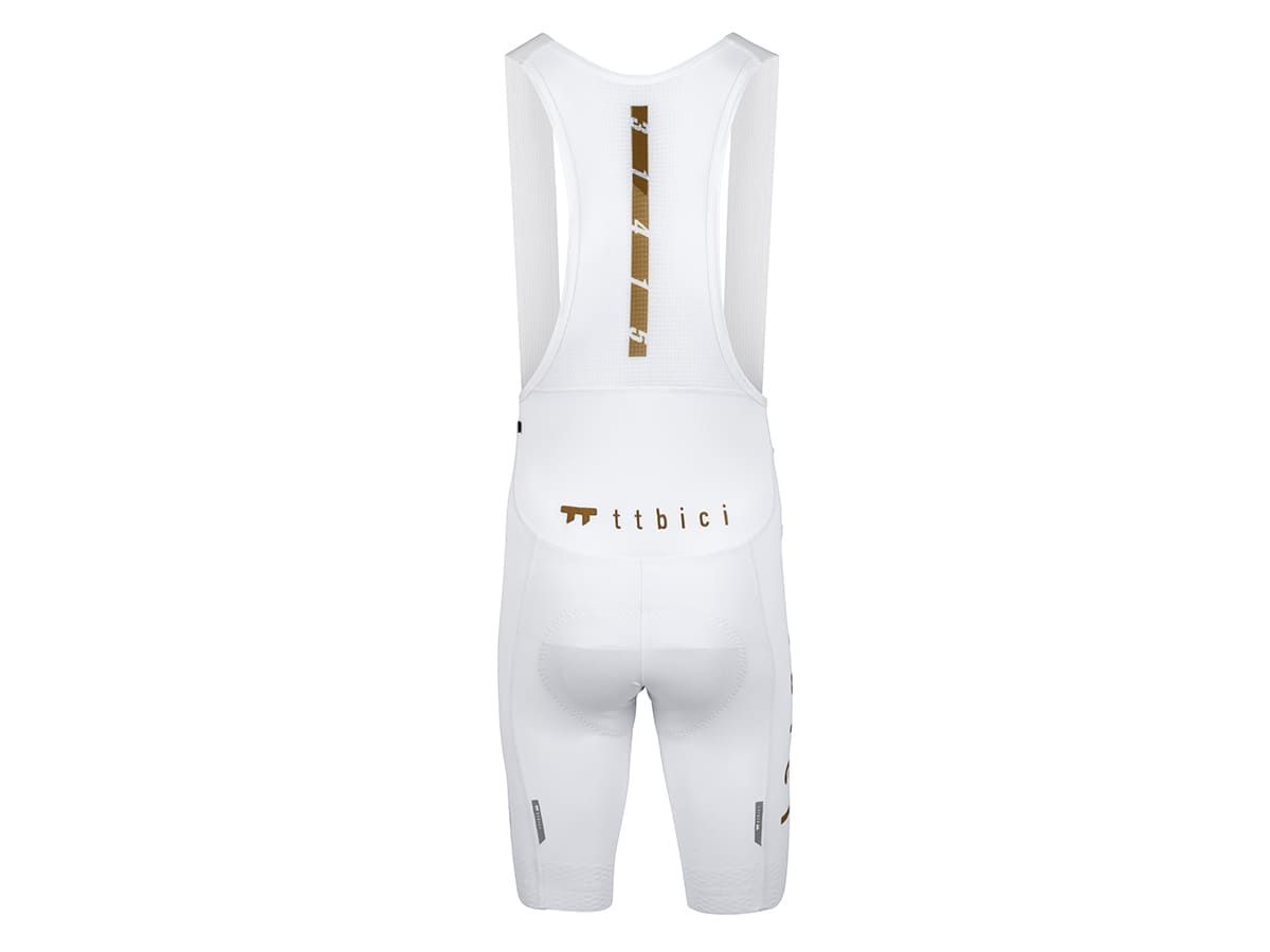 a Line Men's Stay Gold Bib Shorts 男款車褲 / 白金 2XL