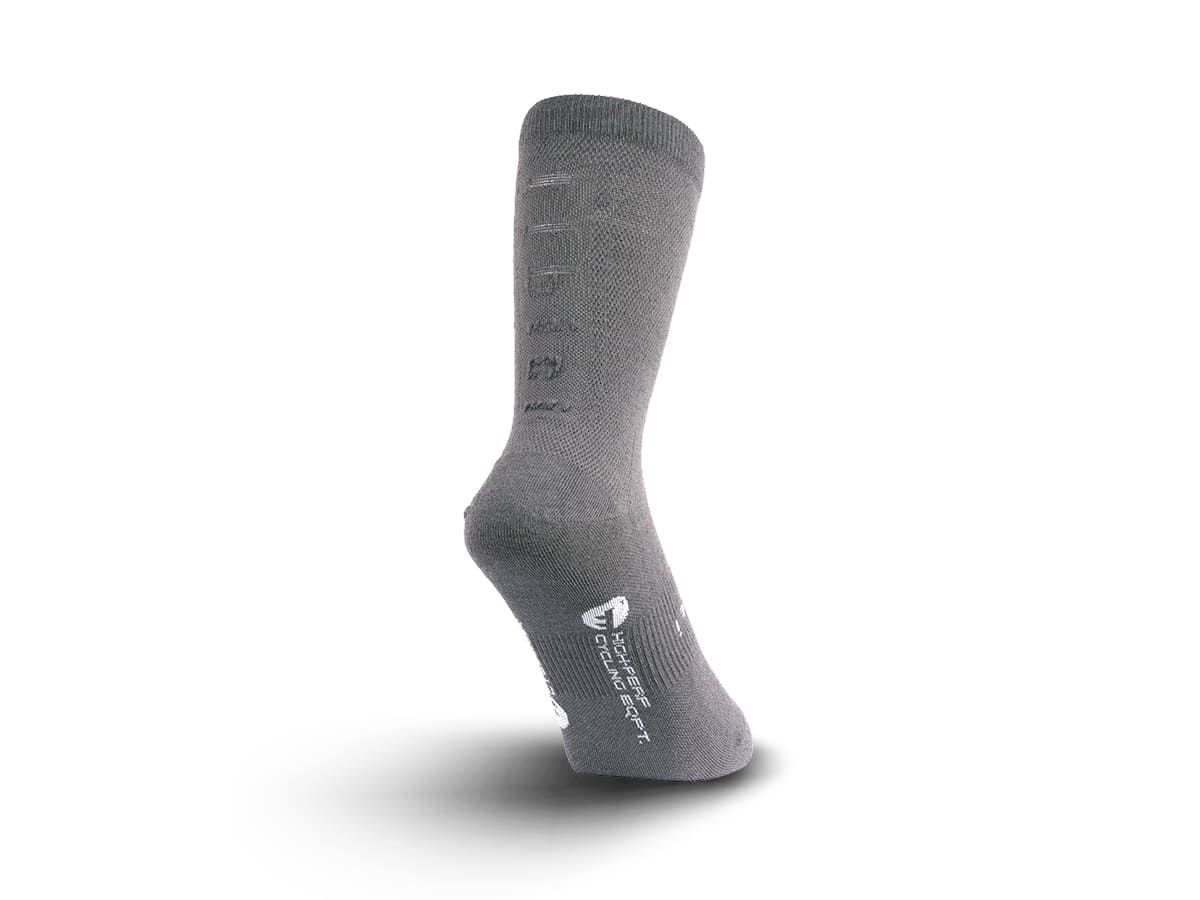 Tech Merino Socks 美麗諾羊毛車襪 / 炭灰 S/M