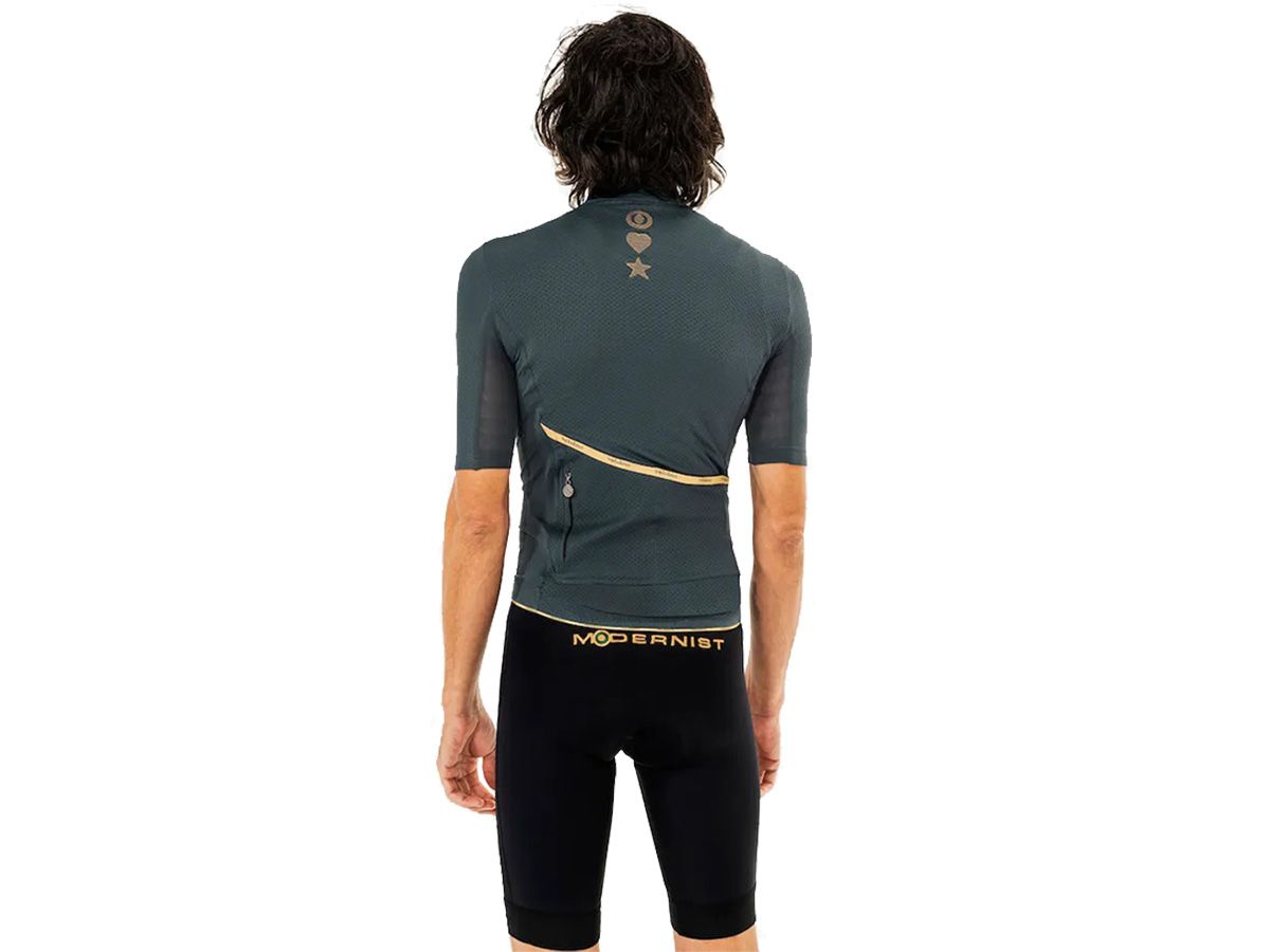 Modernist 男款春夏車衣 灰綠色 M