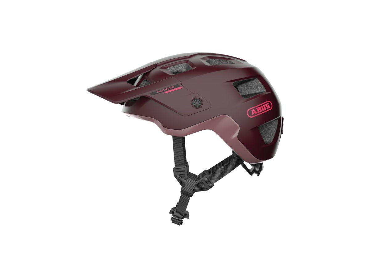 ABUS MODROP 登山車安全帽 野莓紅 M