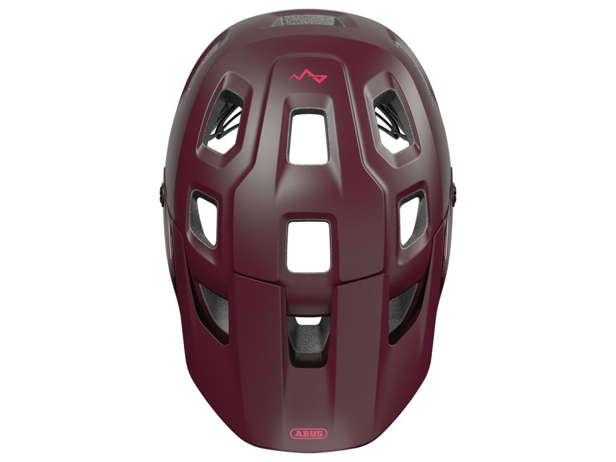 ABUS MODROP 登山車安全帽 野莓紅 M