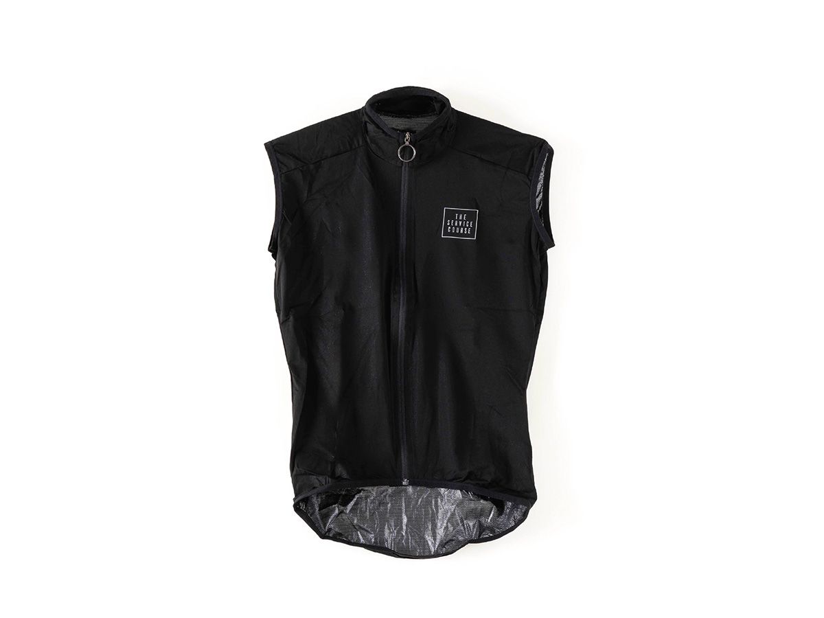 The Service Course Packable Gilet 輕量防風背心 黑色