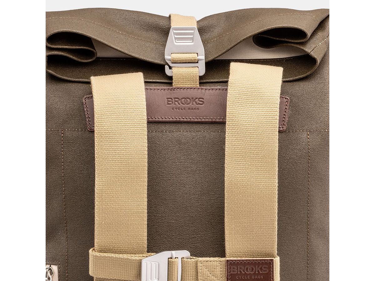 Brooks Pickwick 帆布後背包 26L 青苔棕