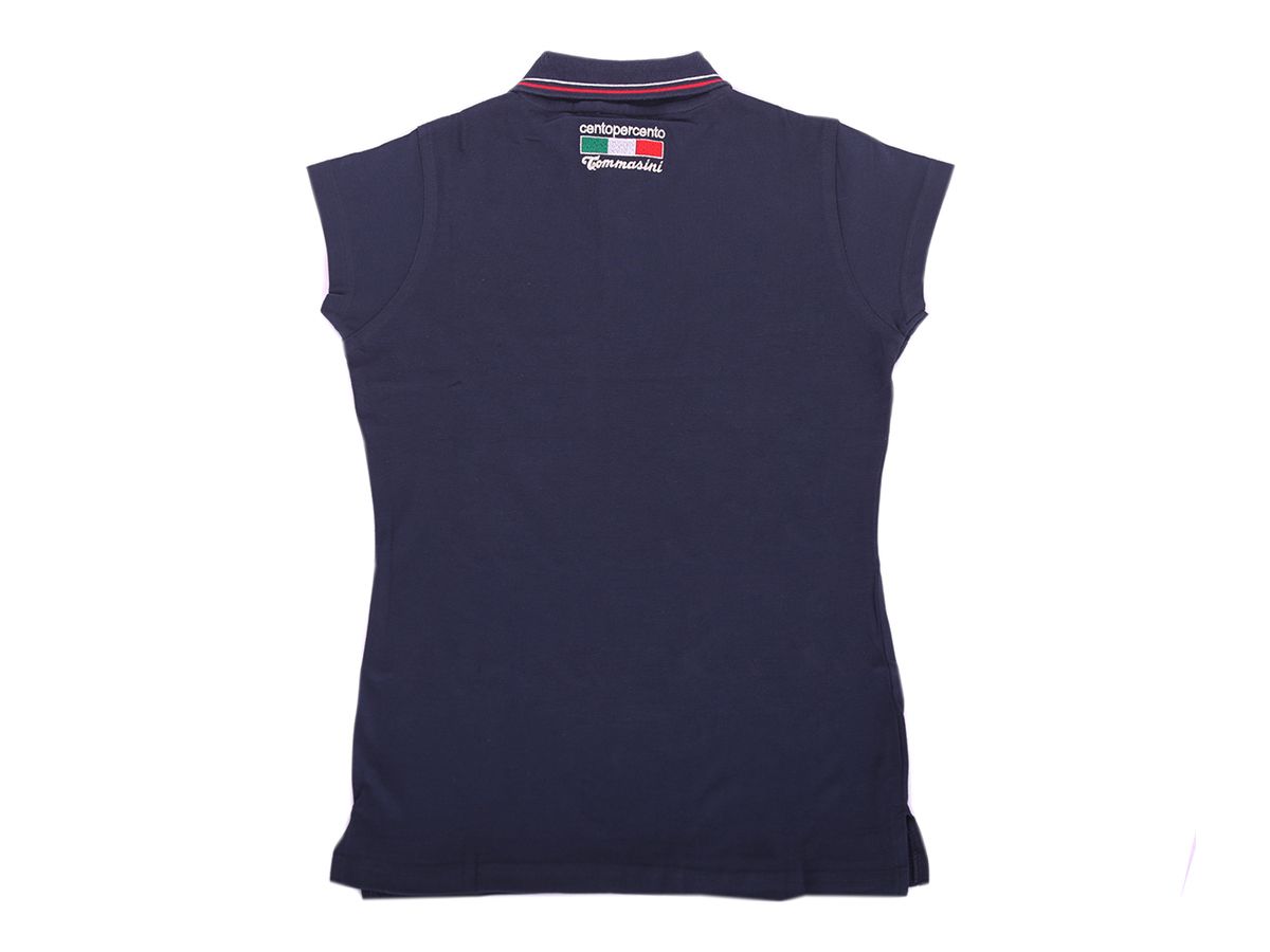 Tommasini 藍色 POLO 衫 女版